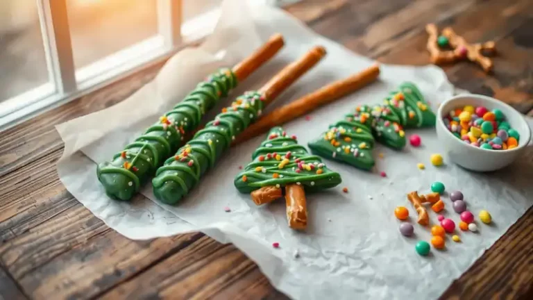 Pretzel Christmas Trees